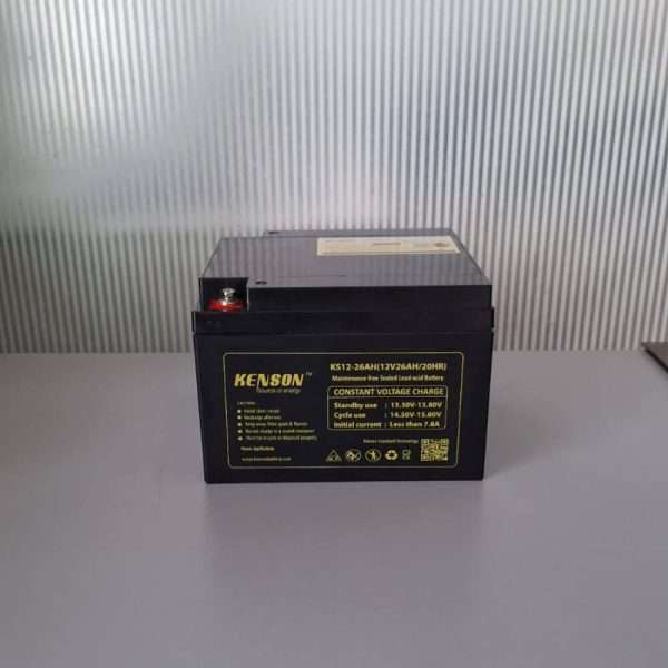 Kenson 26Ah UPS Battery Dimensions and specifications Kenson-26A- UPS-Battery-Dimensions-and-specifications