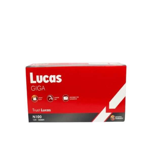 Lucas Giga N100 100Ah Generator Battery