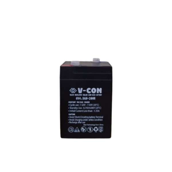Vecon-6V-4.5Ah-Rechargeable-Battery