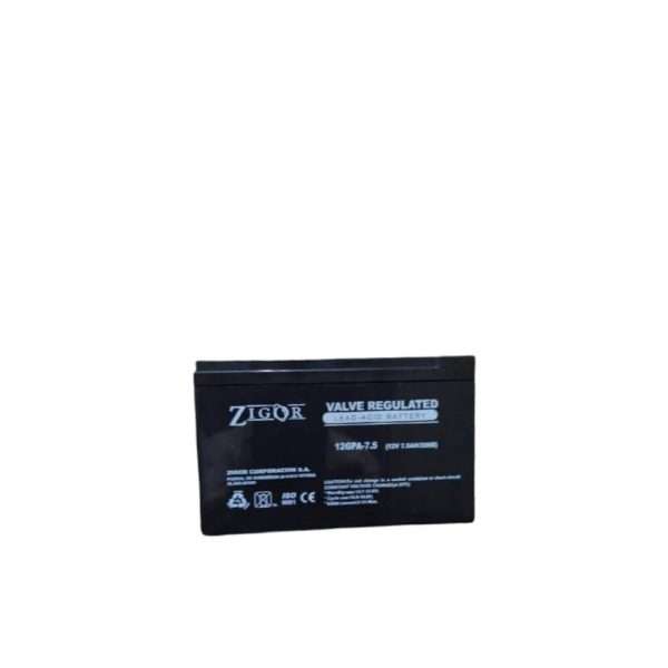 Zigor-7.5Ah-Valve-Regulated-Lead-Acid-Battery